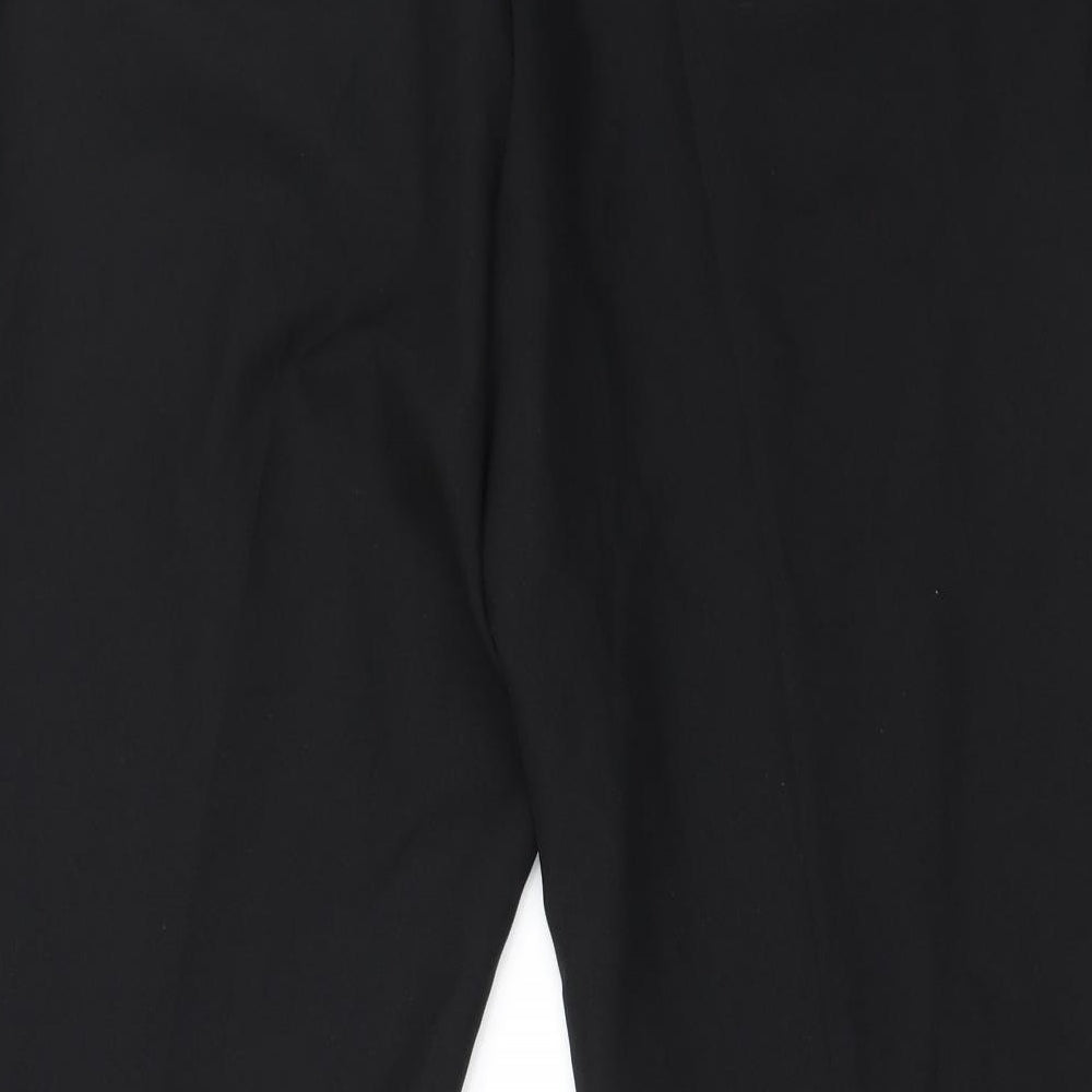 Preworn Womens Black   Trousers  Size 18 L25 in