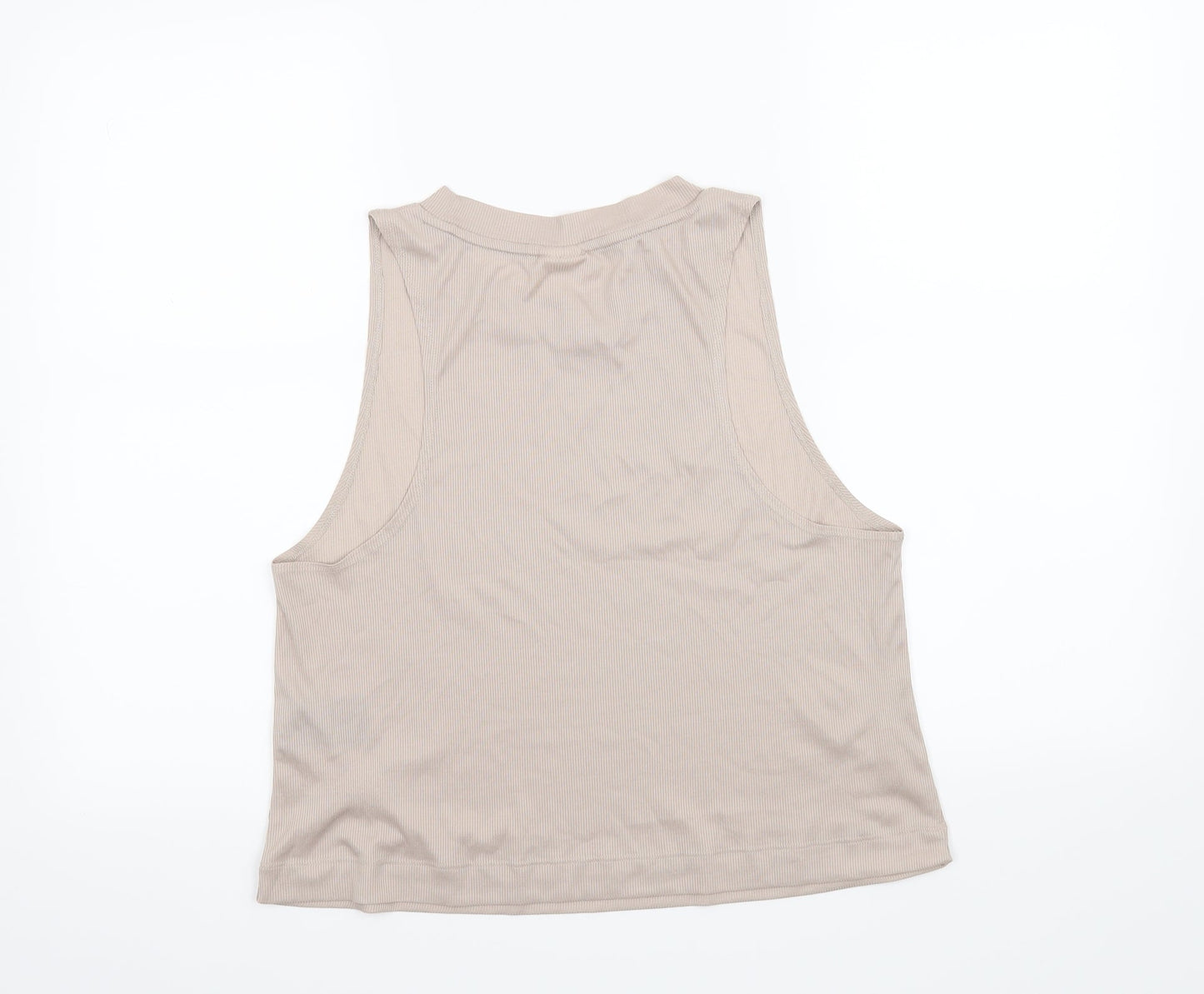 H&M Womens Beige   Basic Blouse Size M