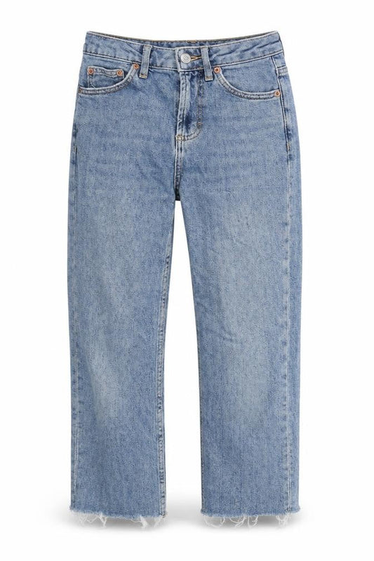 Topshop Womens Blue  Denim Cropped Jeans Size 26 in L22 in