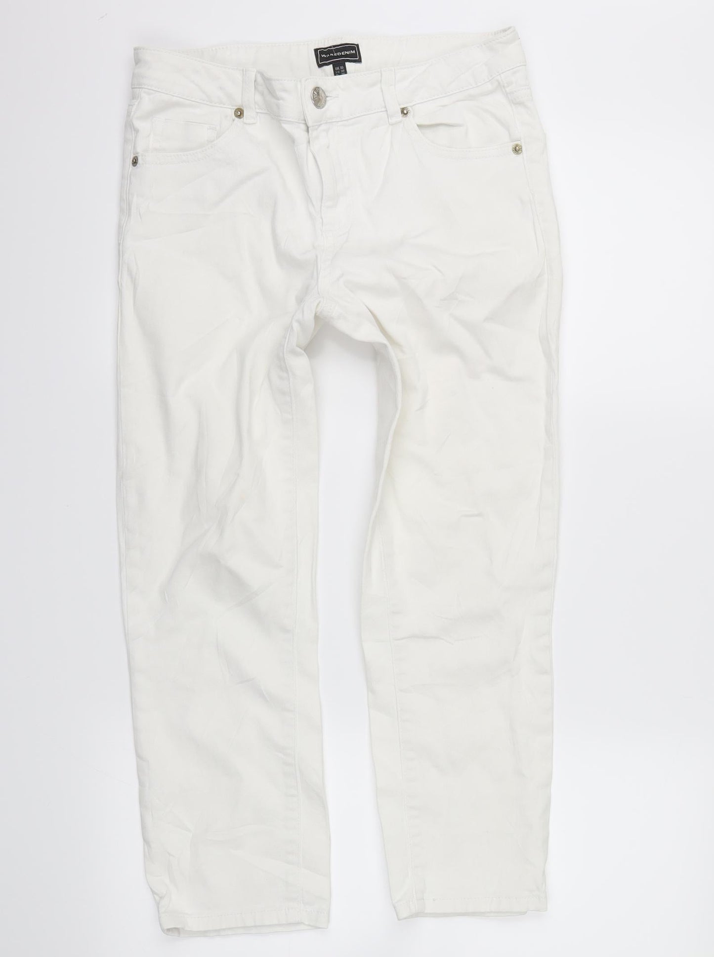 waredenim Womens White   Straight Jeans Size 10 L23 in