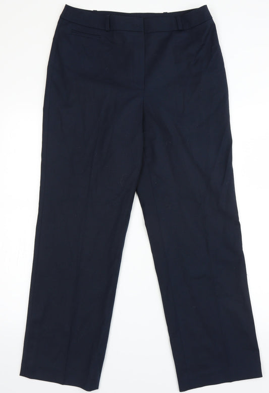 Artigiano Womens Blue   Trousers  Size 12 L23 in