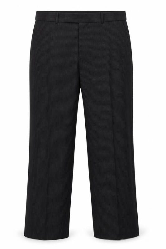 George Mens Black Striped  Trousers  Size 34 L23 in