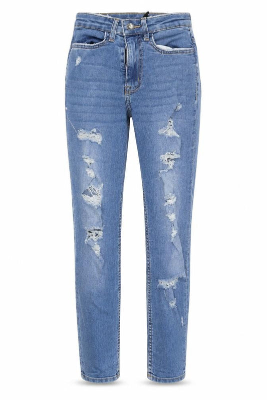 H&M Womens Blue  Denim Skinny Jeans Size 4 L26 in