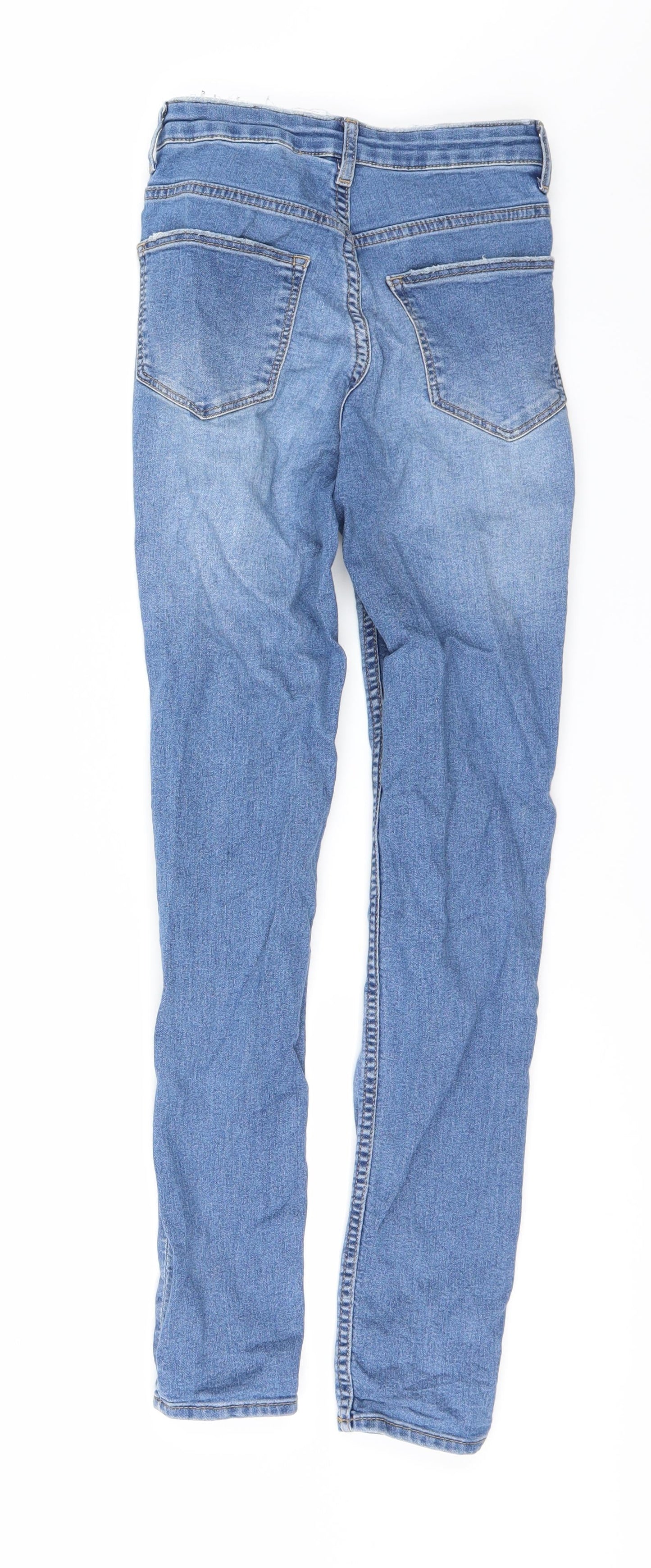 H&M Womens Blue  Denim Skinny Jeans Size 4 L26 in