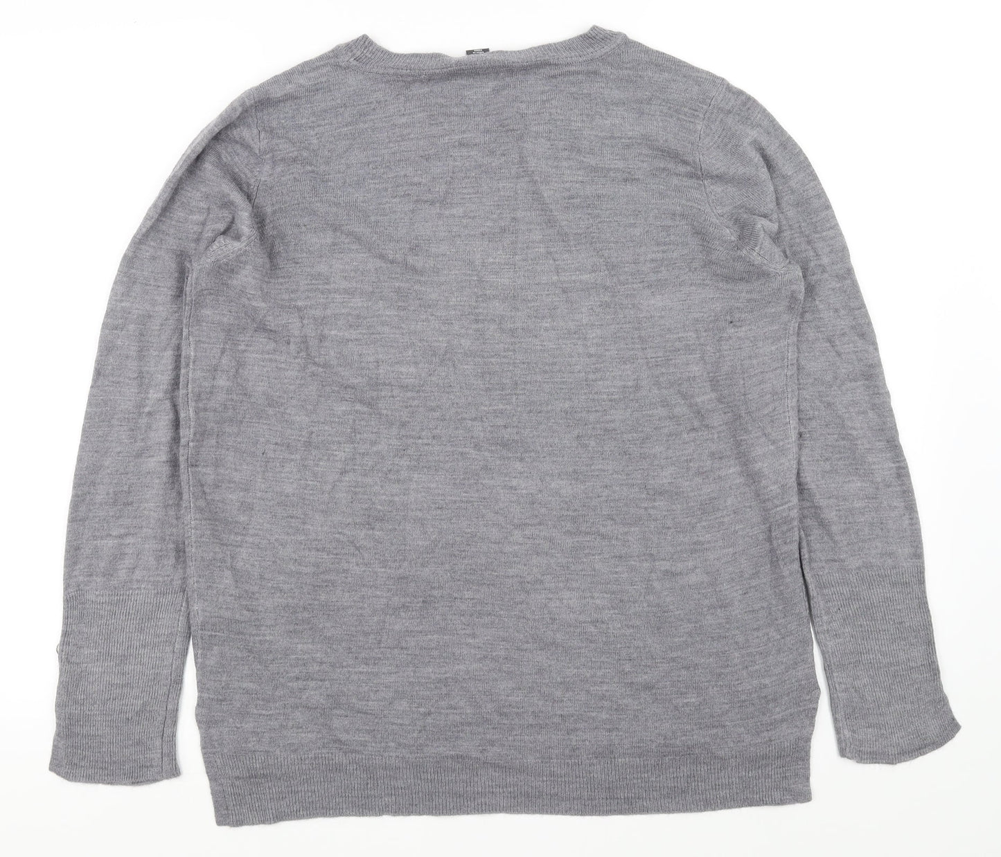 Primark Womens Grey   Pullover Jumper Size M