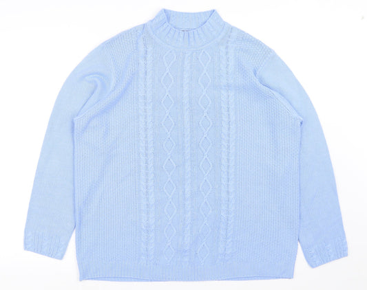 isle  Womens Blue   Pullover Jumper Size XL