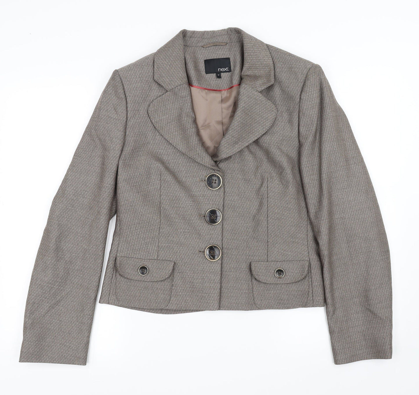 NEXT Womens Brown   Jacket Coat Size 14