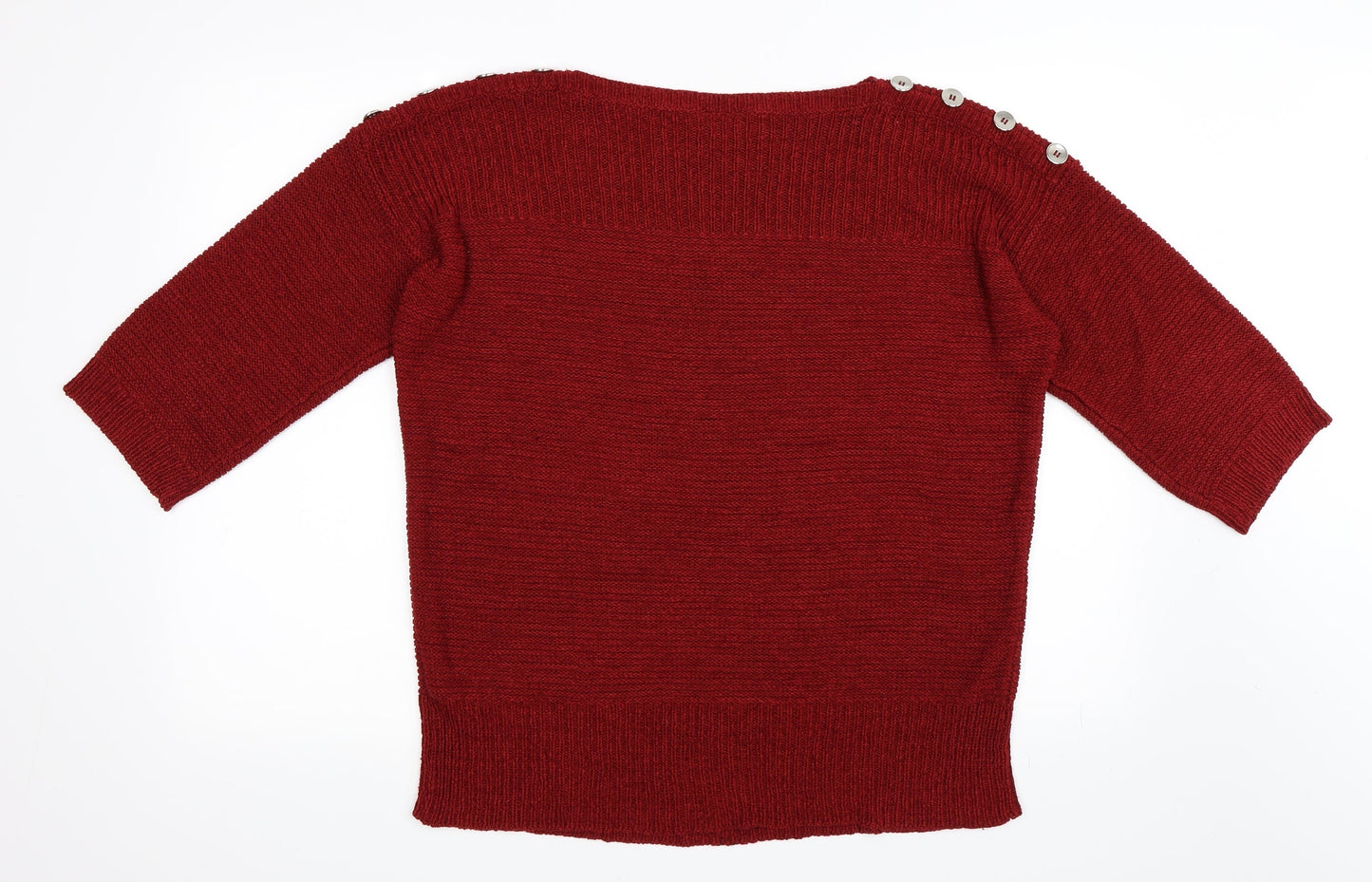 Wallis Womens Red   Pullover Jumper Size L