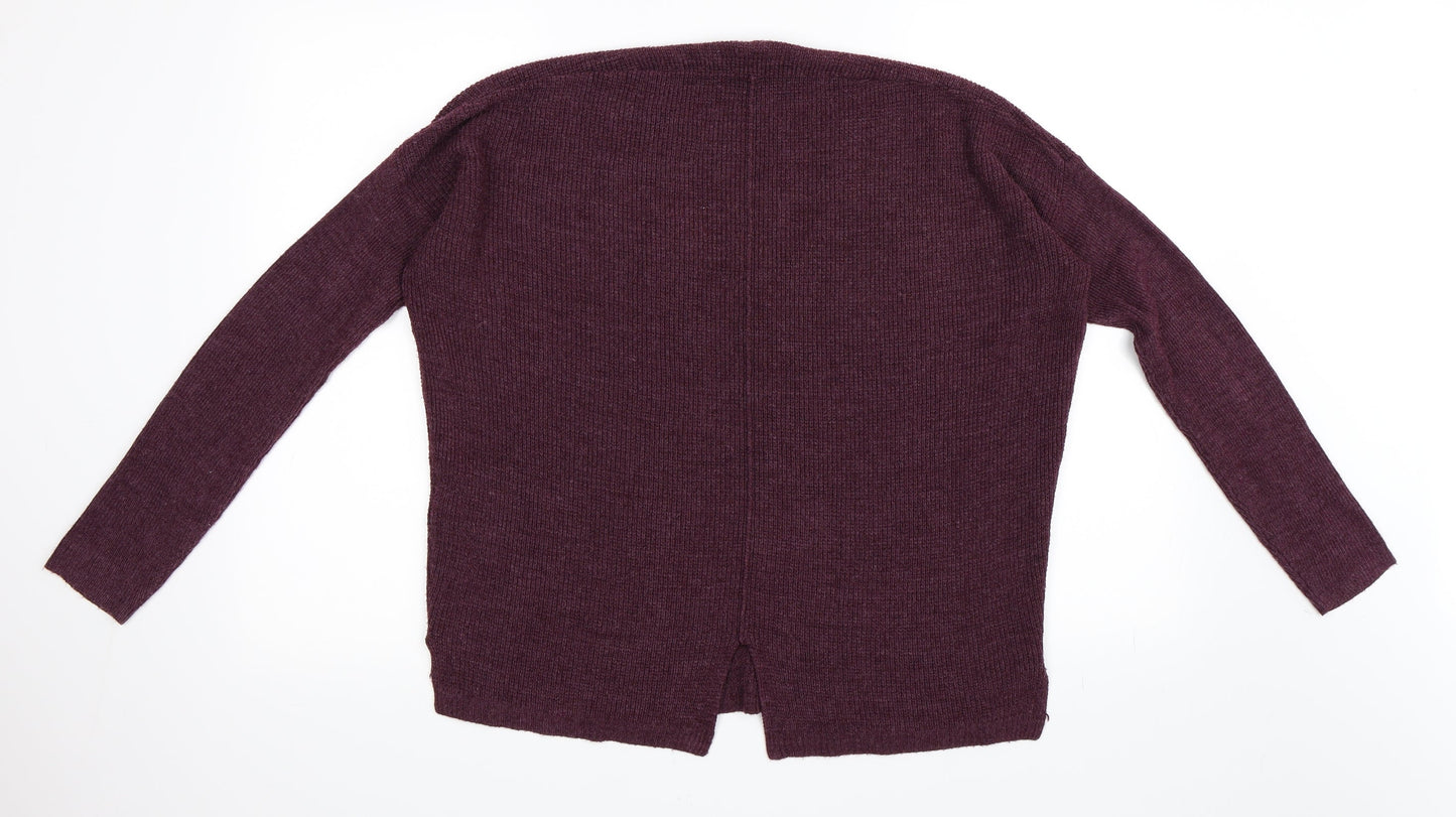 Newlook Womens Purple   Pullover Jumper Size 8