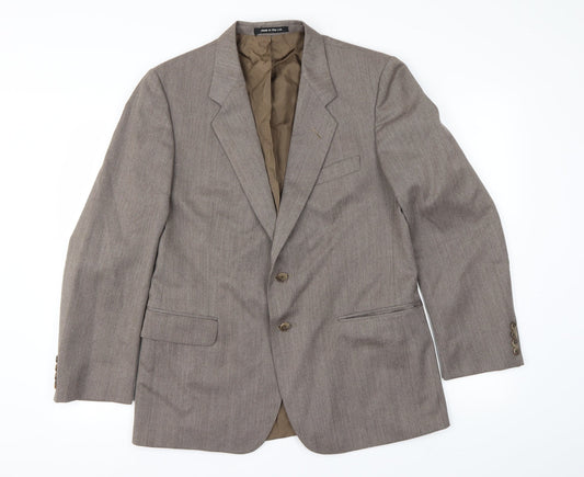 St Michael  Mens Brown   Jacket Blazer Size L