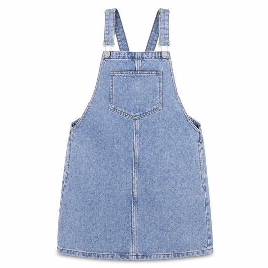 Moto Womens Blue  Denim Pinafore/Dungaree Dress  Size 6