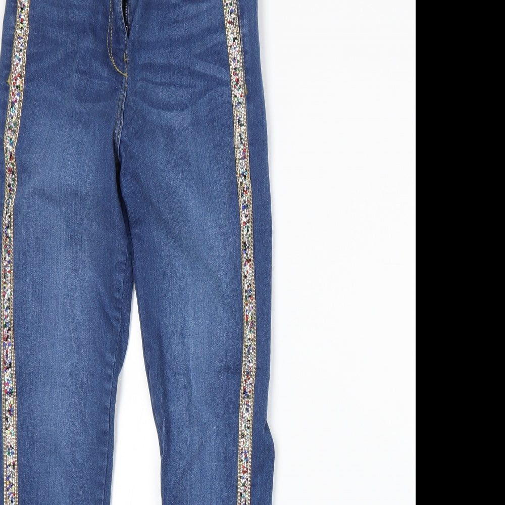 /Denim Womens Blue   Skinny Jeans Size 8 L28 in