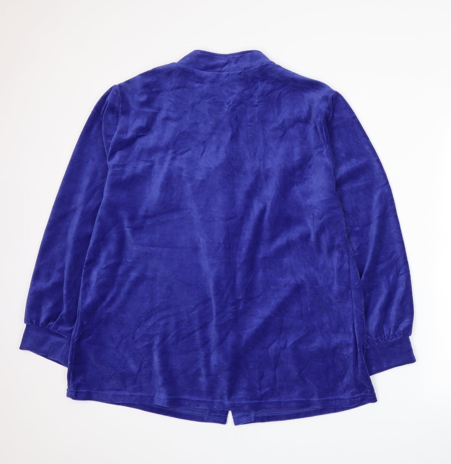 Afibel Womens Blue Floral  Jacket  Size XL