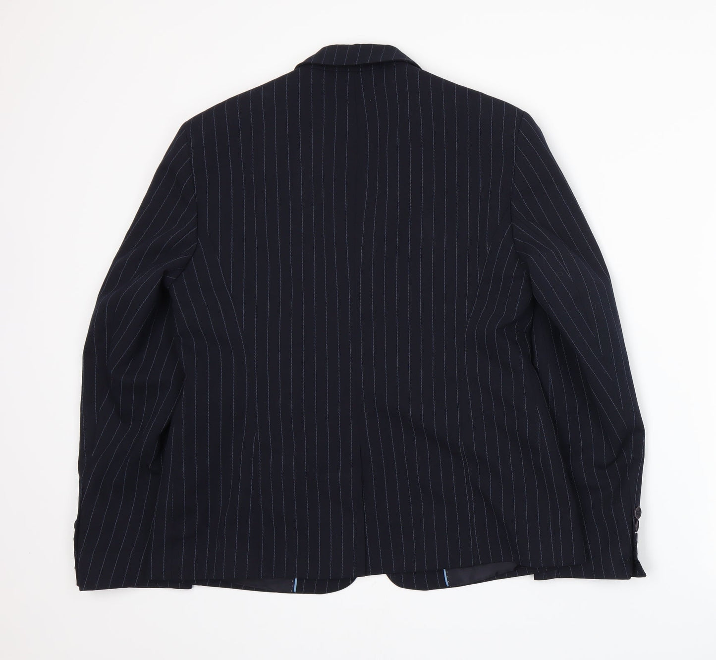 Preworn Womens Blue   Jacket Suit Jacket Size 10