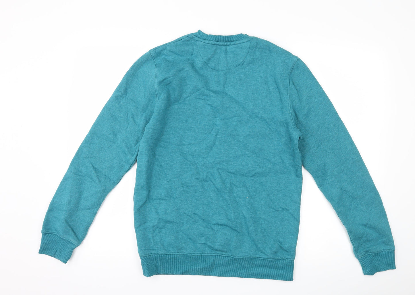 Matalan Mens Blue   Pullover Sweatshirt Size S  - graphic