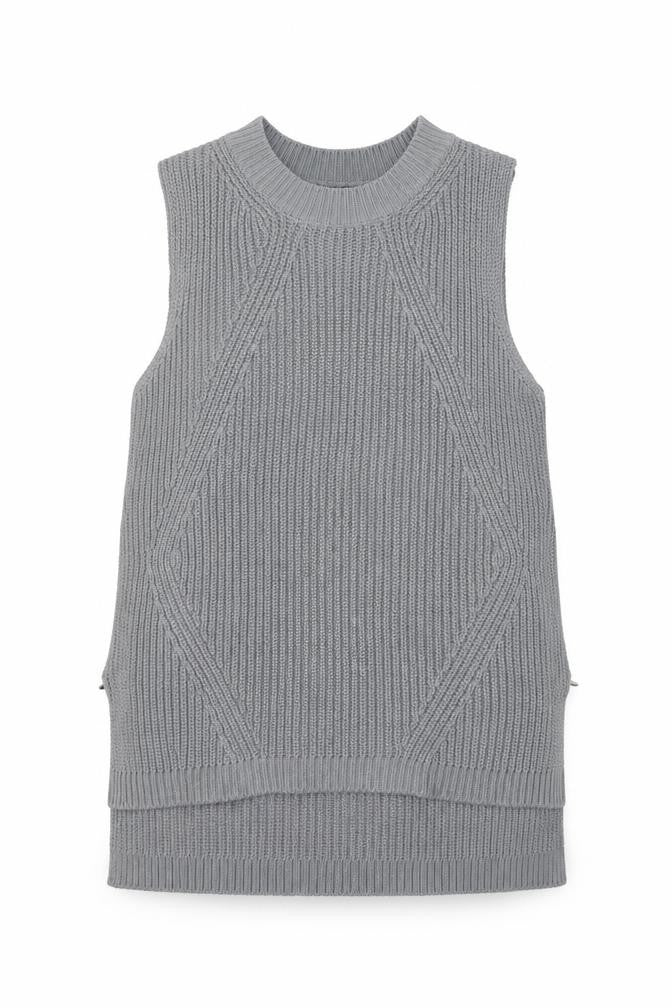 River Island Womens Grey   Basic Tank Size 8