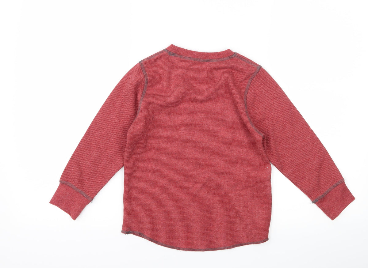 The Black Dog Boys Red   Pullover Sweatshirt Size XS  - dog