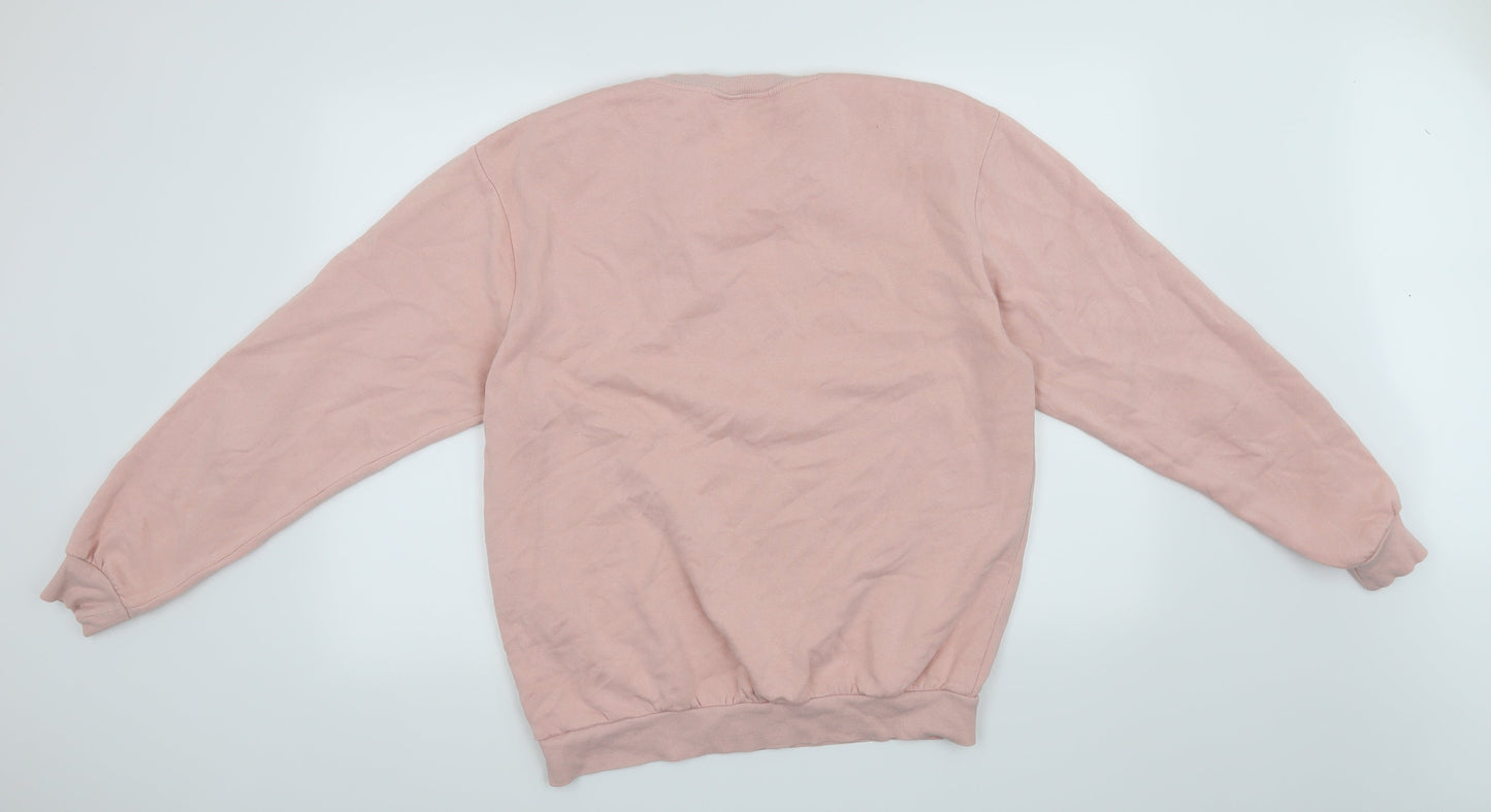 H&M Womens Pink   Pullover Jumper Size M