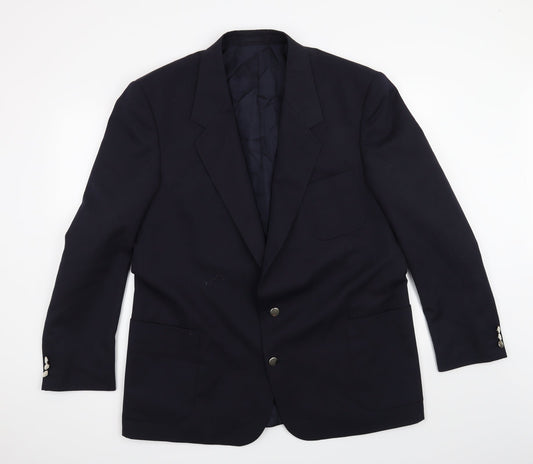 Sergio Rossi Mens Blue   Jacket Suit Jacket Size 46