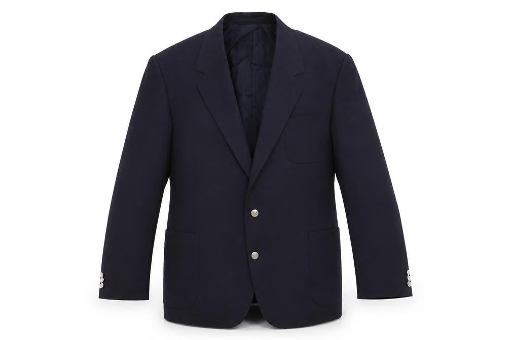 Sergio Rossi Mens Blue   Jacket Suit Jacket Size 46