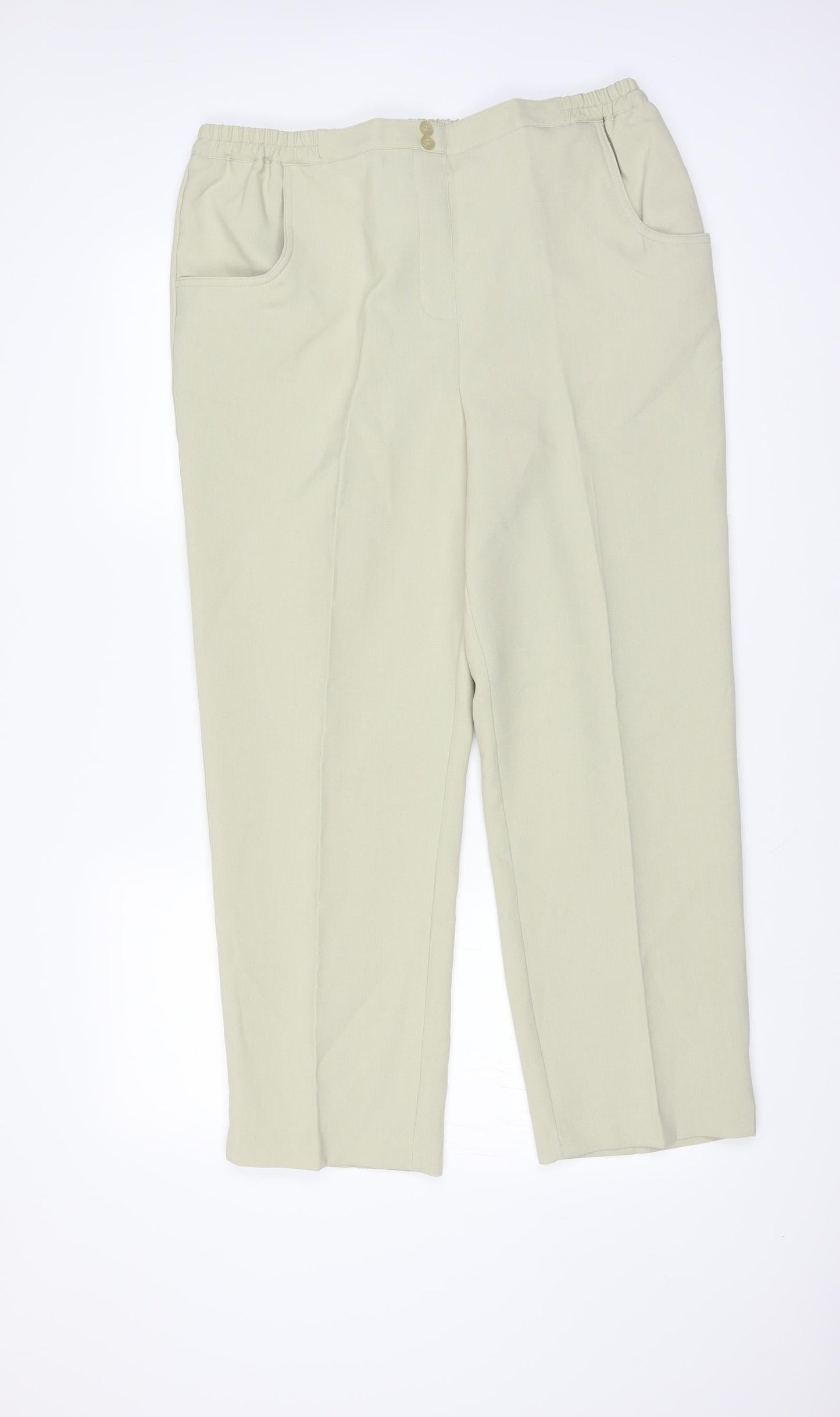 Essential Collection Womens Green   Trousers  Size 18 L27 in