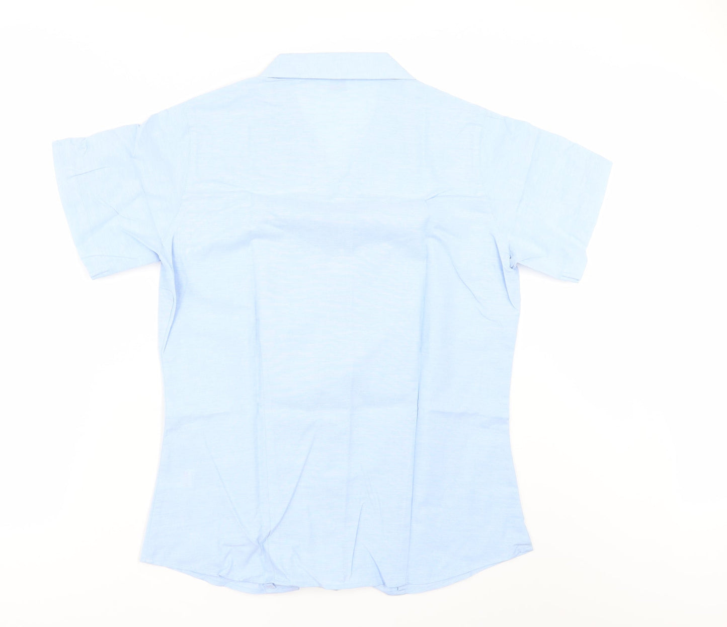 Truetex Girls Blue   Basic Button-Up Size 12-13 Years  - SCHOOL