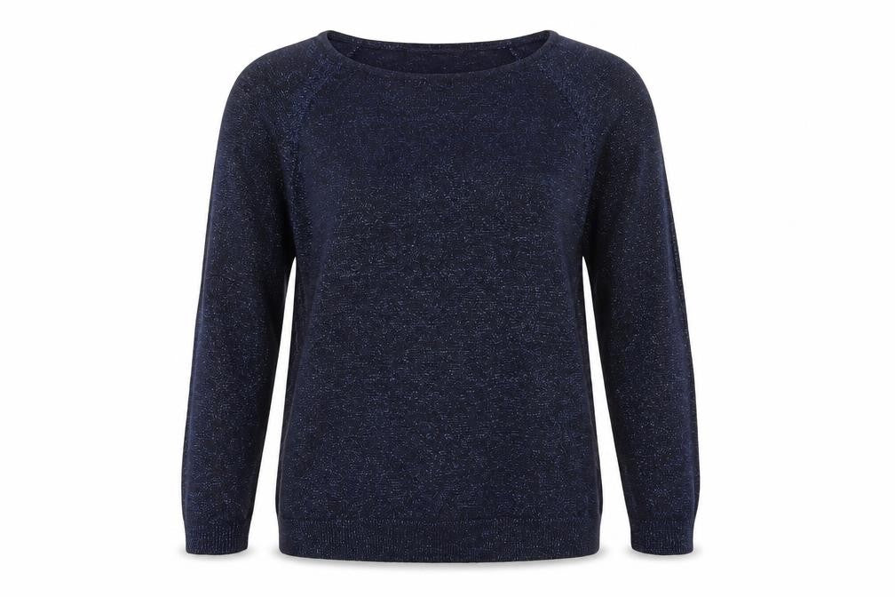 Marks & Spencer Womens Blue   Pullover Jumper Size 8  - Cold shoulder