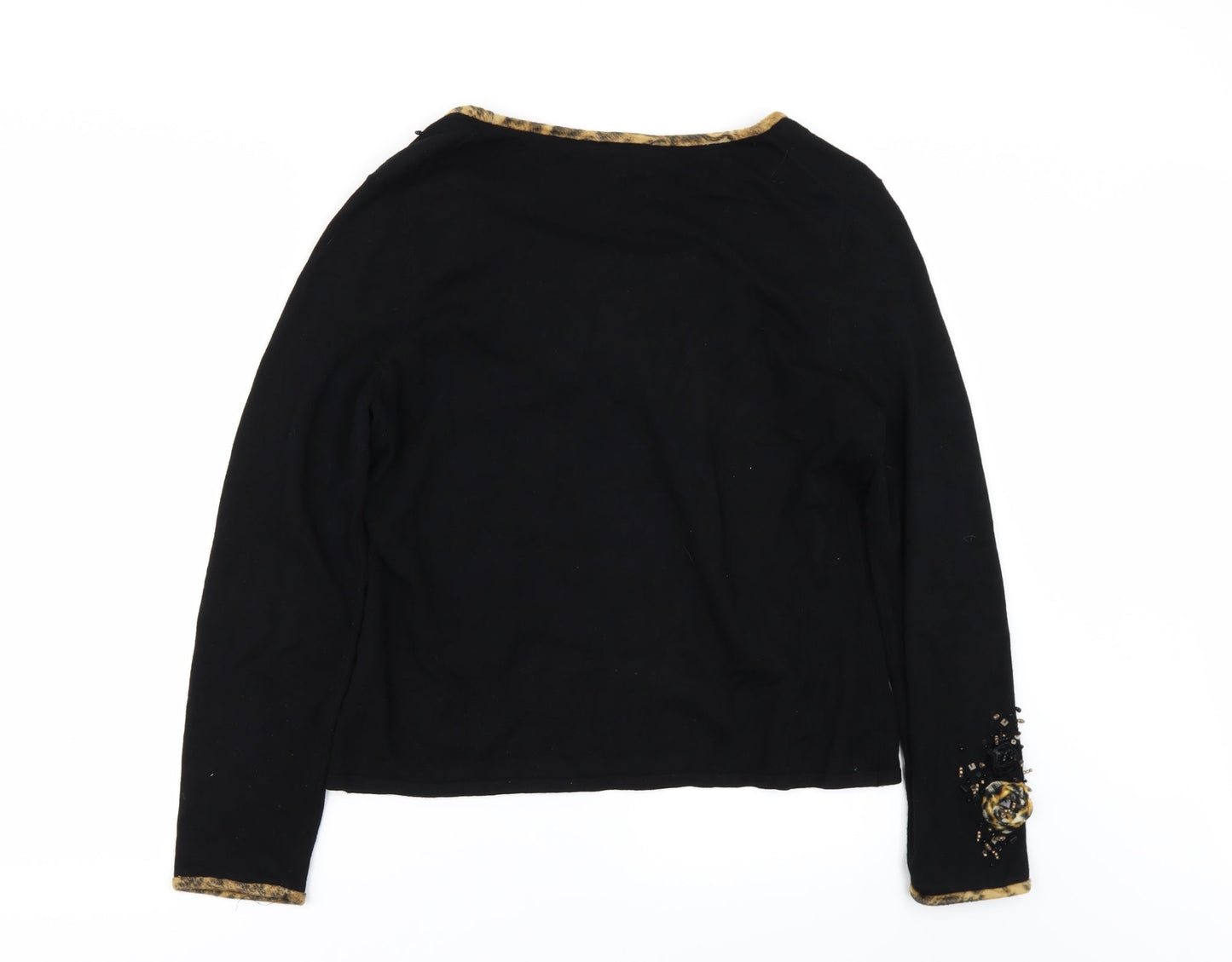 PHILIPPE CARAT Womens Black   Pullover Jumper Size 2XL