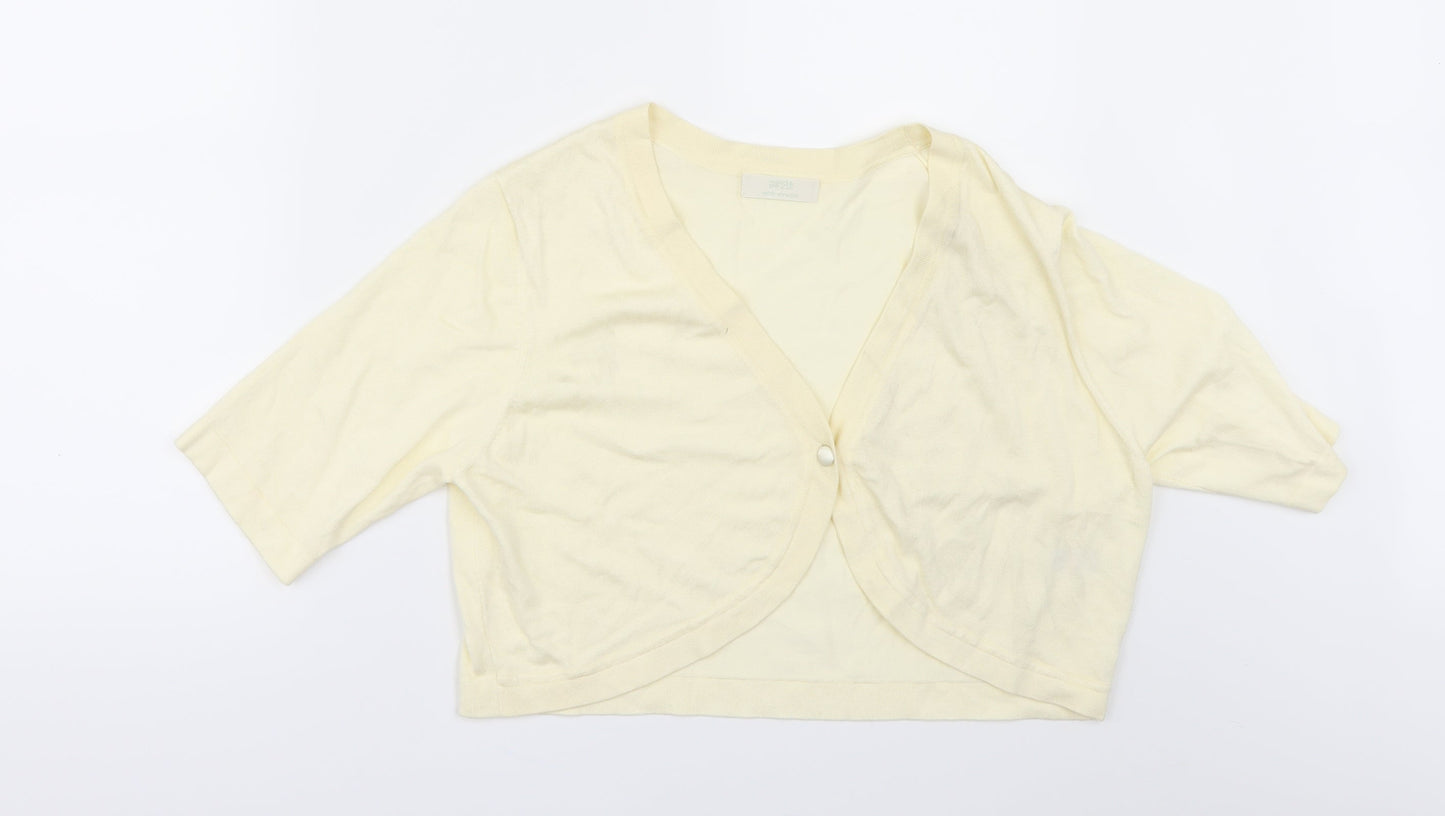 Grazia Womens Ivory   Pullover Jumper Size 14