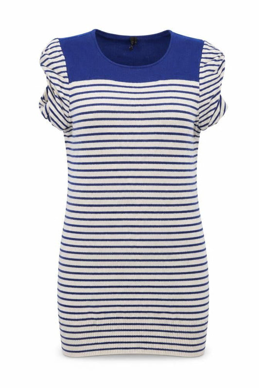 Topshop Womens Beige Striped  Pullover Jumper Size 12