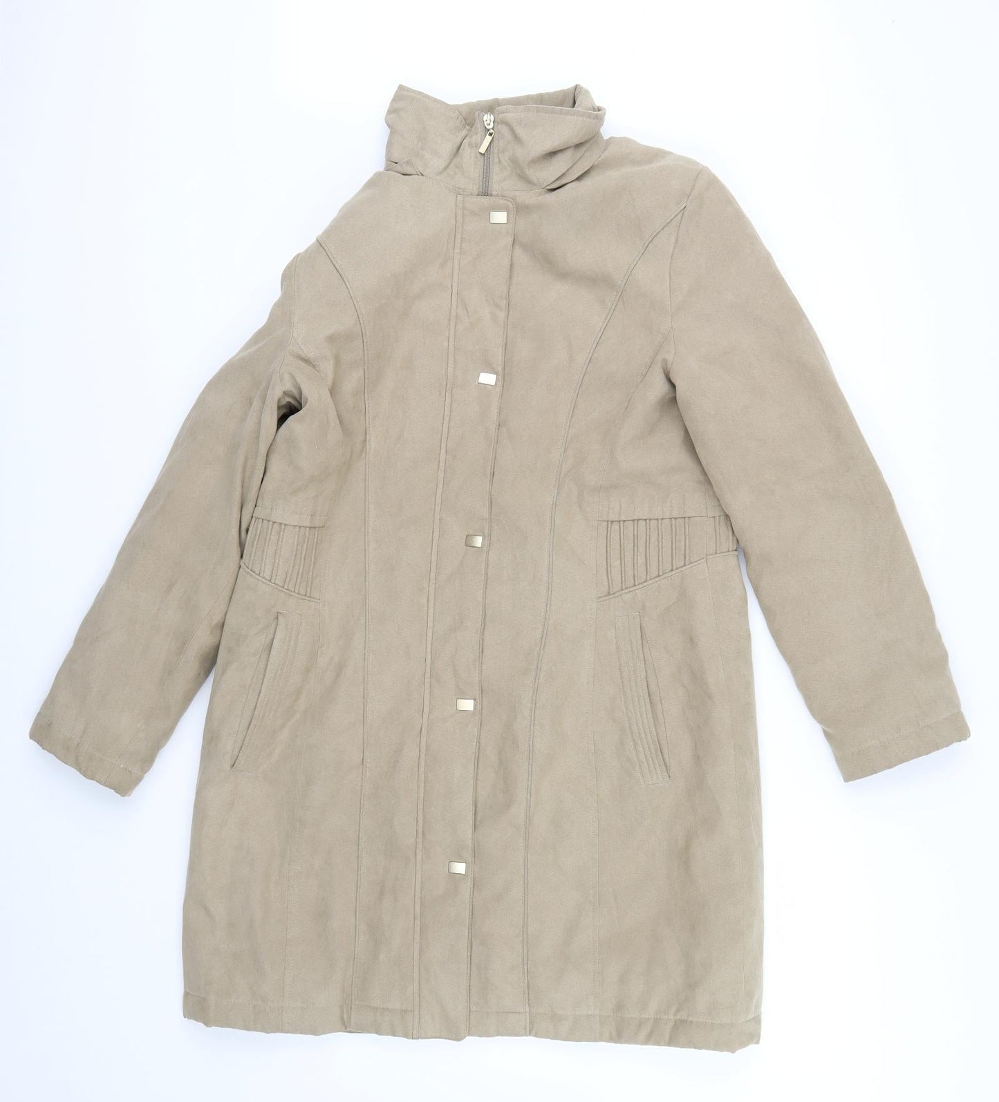 anna rose Womens Beige   Jacket Coat Size S