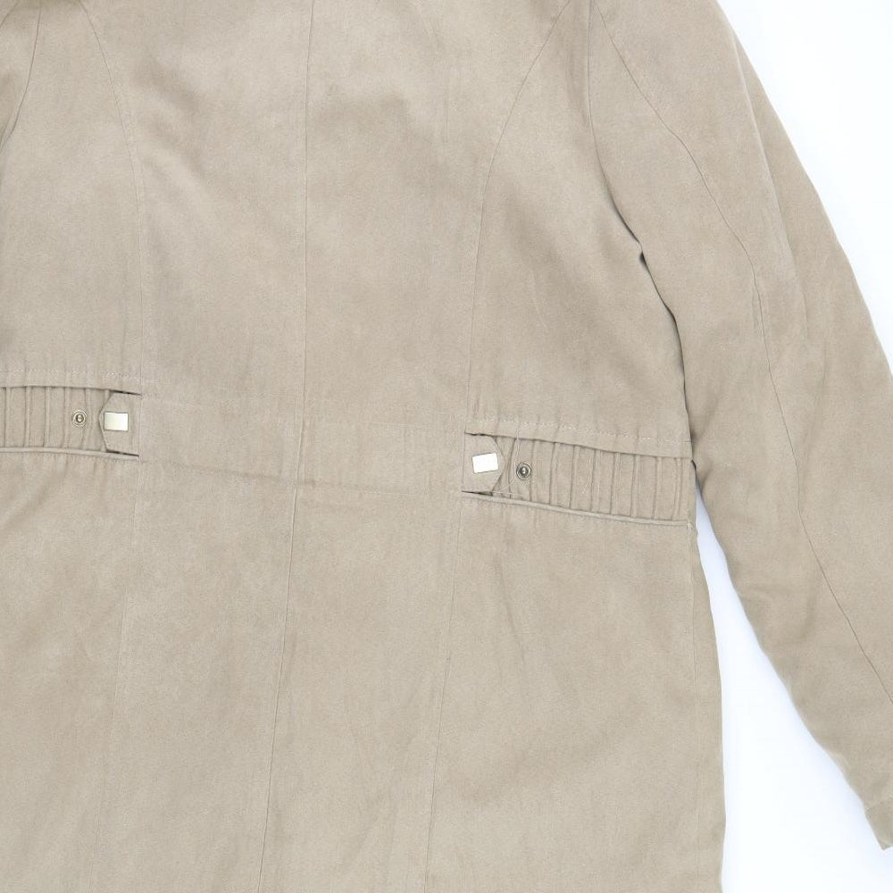 anna rose Womens Beige   Jacket Coat Size S