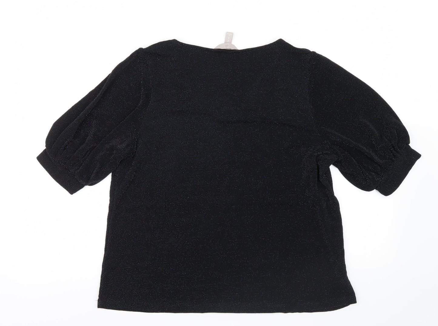 H&M Womens Black   Basic Blouse Size M