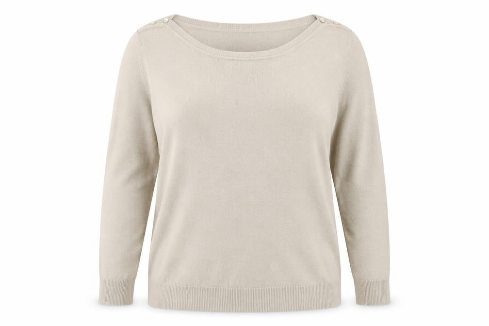Atmosphere Womens Beige  Knit Pullover Jumper Size 18