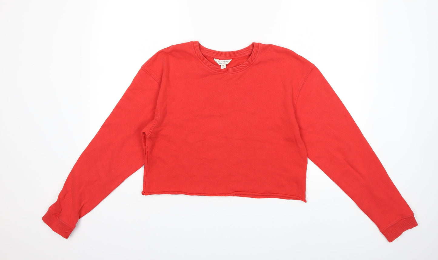 Miss Selfridge Womens Red   Pullover Sweatshirt Size 8