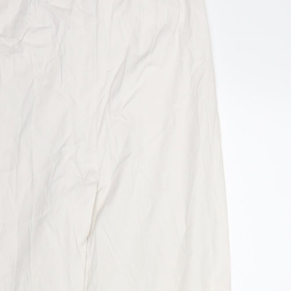 Preworn Womens White   Trousers  Size 28 in L30 in