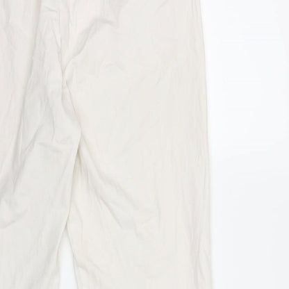 Preworn Womens White   Trousers  Size 28 in L30 in
