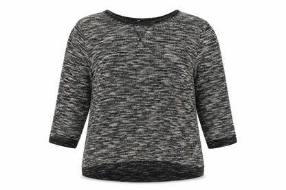 H&M Womens Black   Pullover Sweatshirt Size L