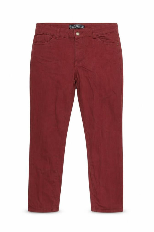 Womens Red  Denim Skinny Jeans Size 30 in L28 in