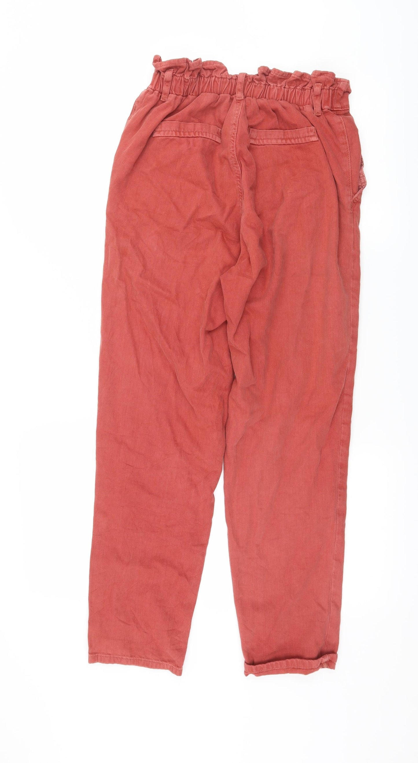 Denim & Co. Womens Red  Denim Bootcut Jeans Size 8 L26 in