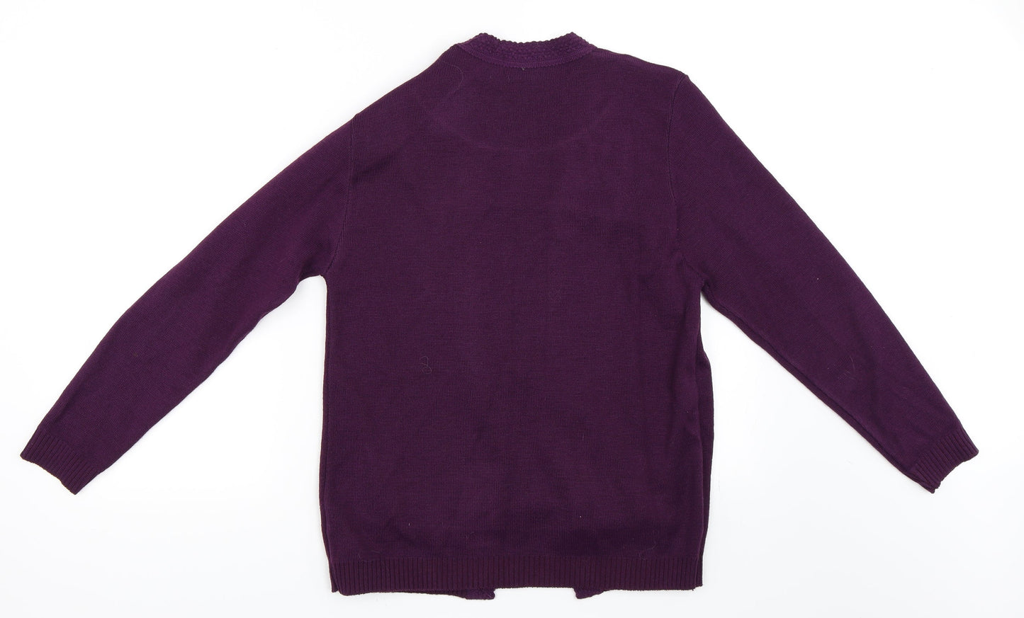 Glimpse Design Womens Purple   Cape Jumper Size M