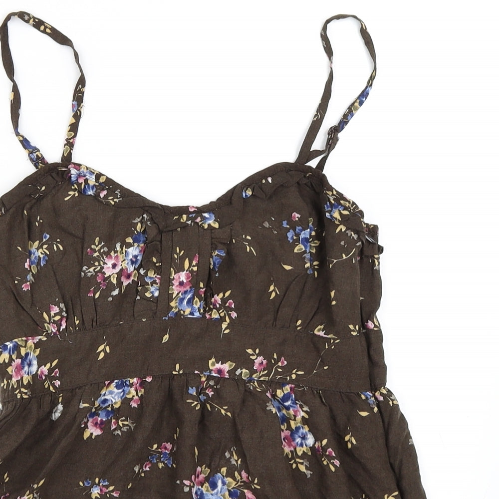 Preworn Womens Brown   Basic Blouse Size S