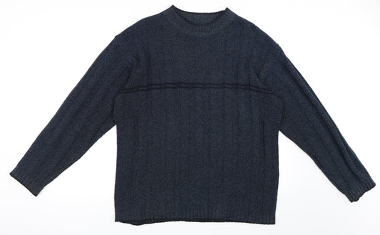 Mainstream Mens Blue   Pullover Jumper Size L