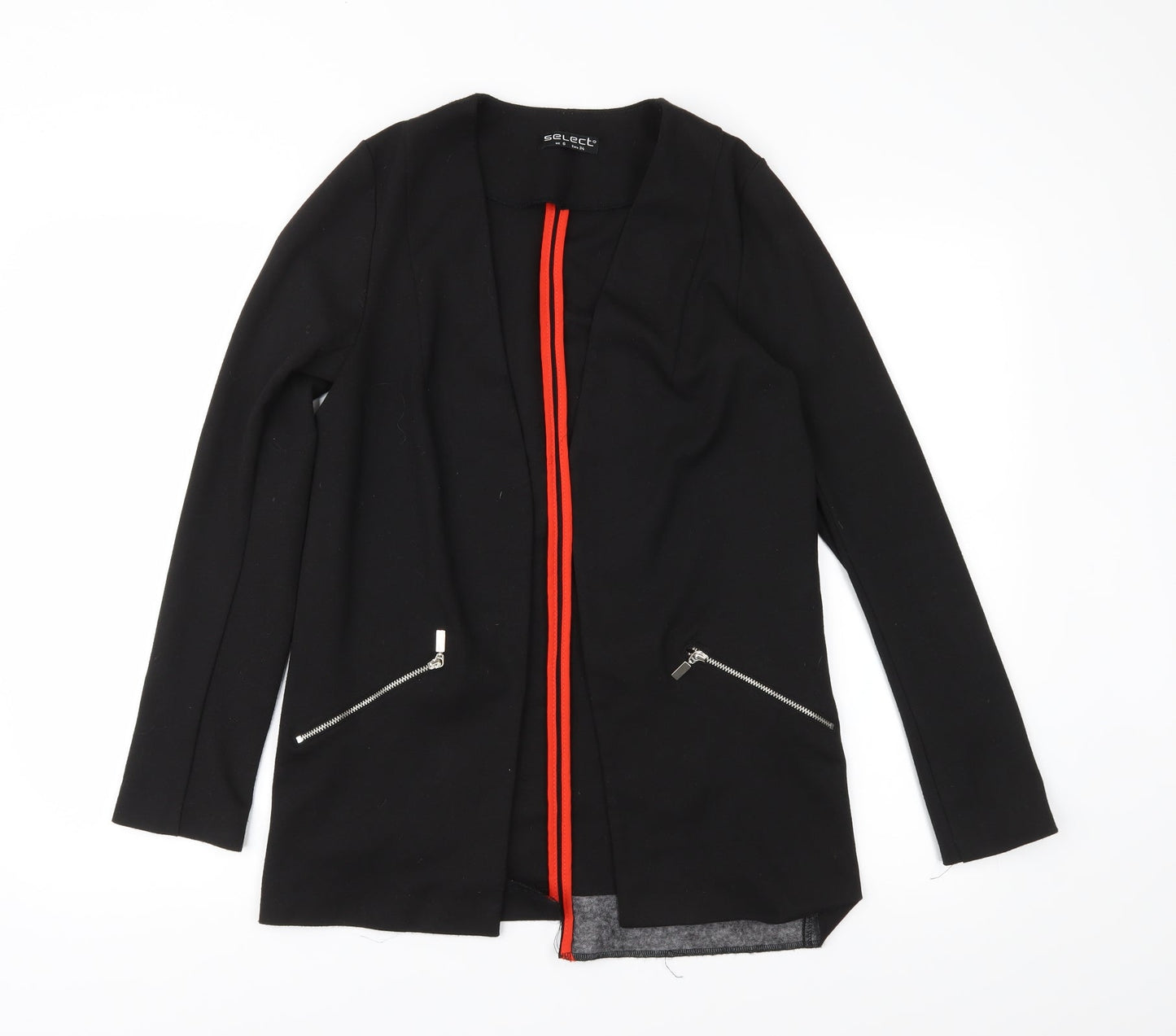 Select Womens Black  Jersey Jacket  Size 6