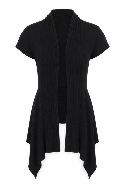 F&F Womens Black  Knit Cardigan Jumper Size 12