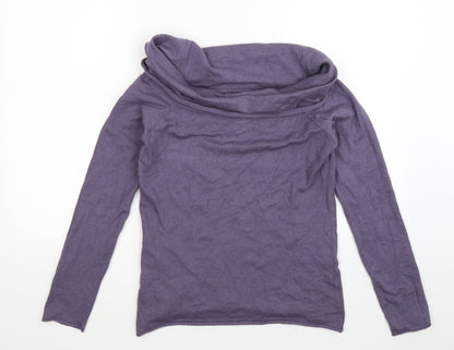 Preloved FOREVER 21 Womens Purple  Knit Pullover Jumper Size L - Front