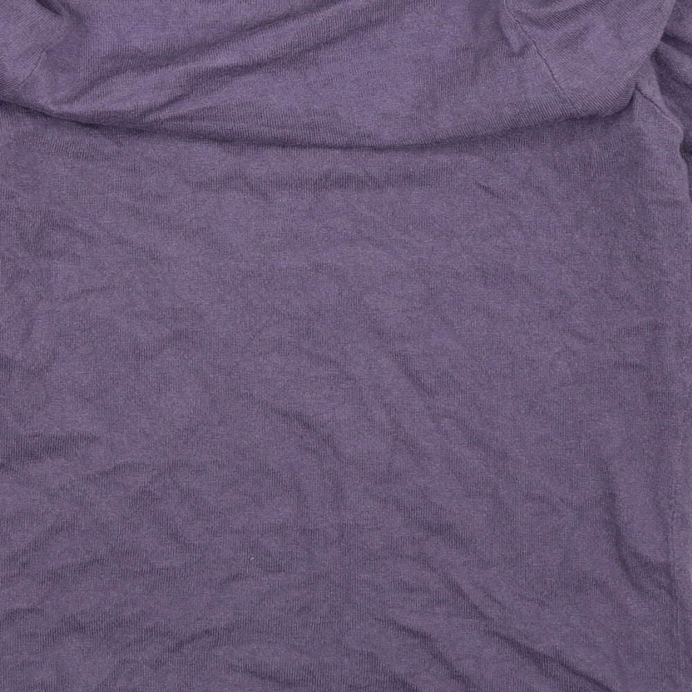 FOREVER 21 Womens Purple  Knit Pullover Jumper Size L
