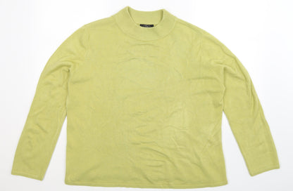 Bonmarché Womens Green Knit Pullover Jumper Size L