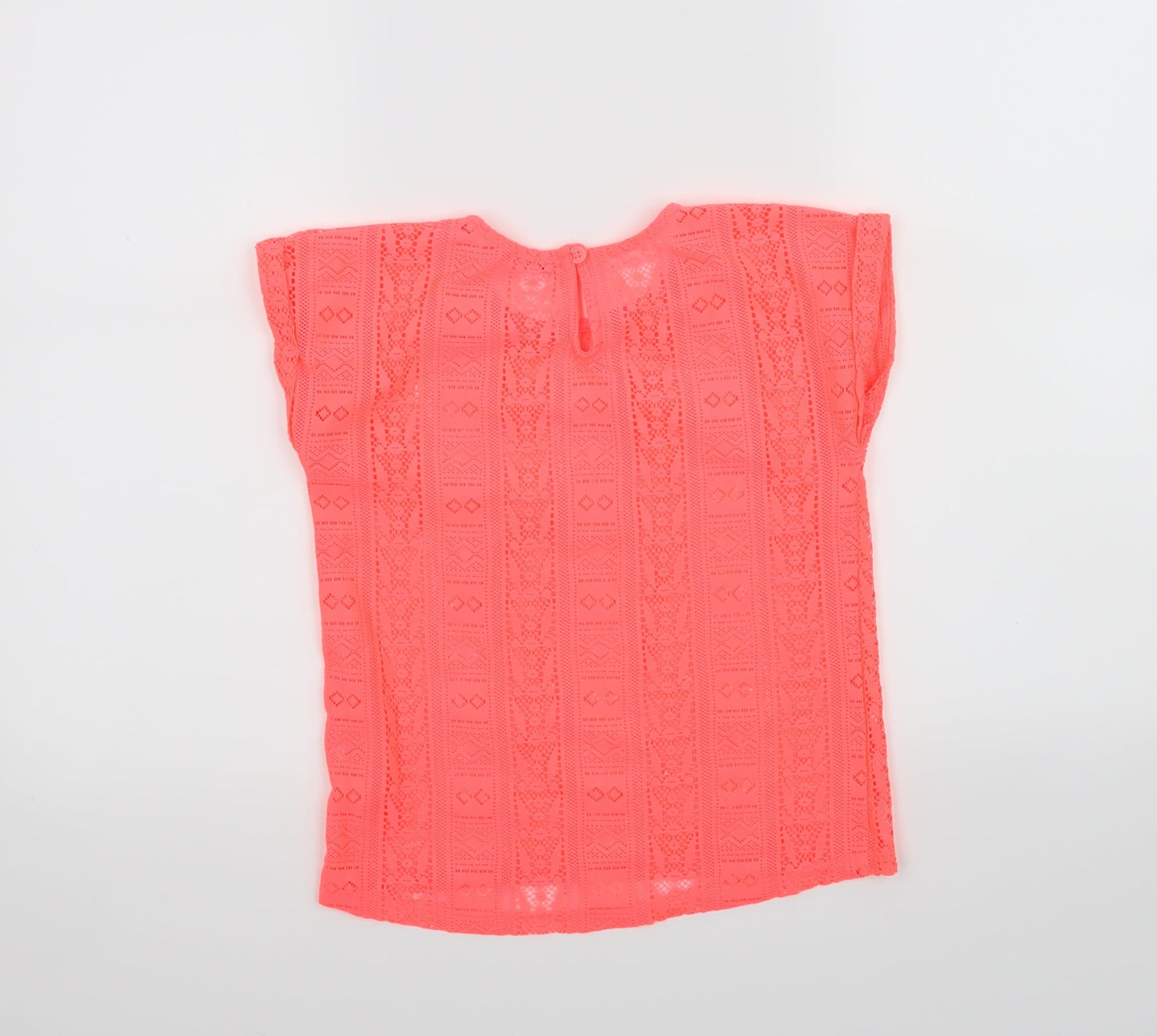 YD Girls Pink   Basic T-Shirt Size 8-9 Years