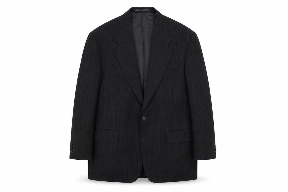 label  Mens Grey   Jacket Suit Jacket Size XL